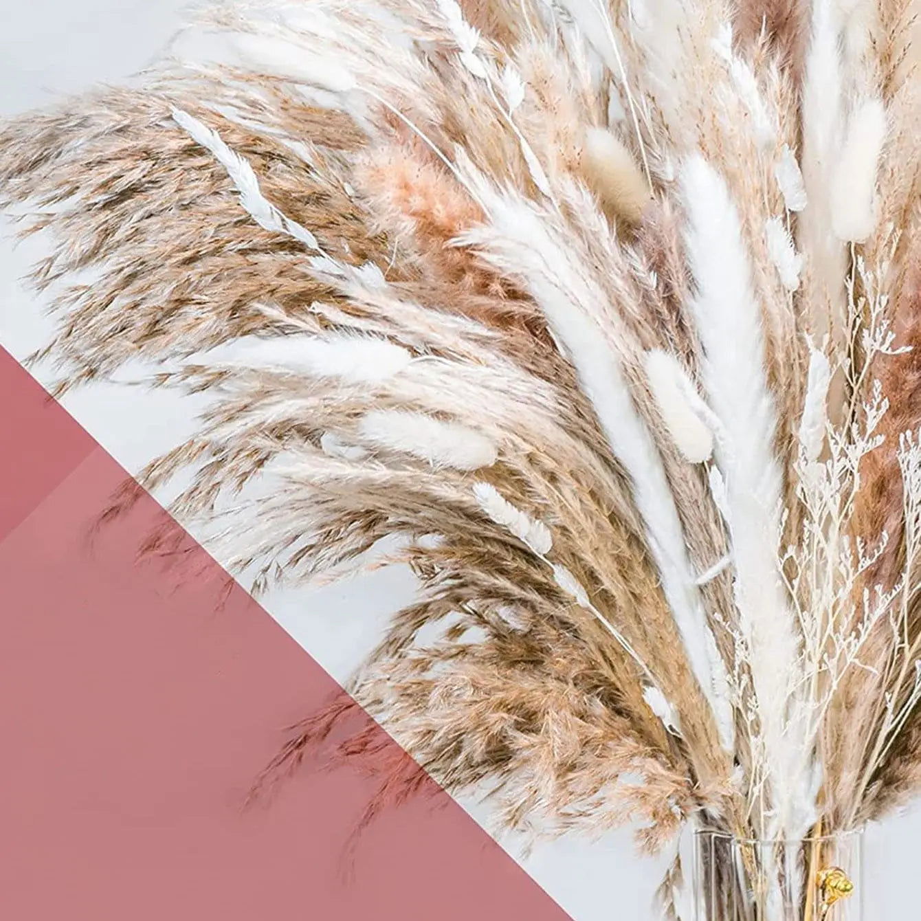 50pcs-reed dried flower bouquets set - Graceland Home and Living -  - #tag1#