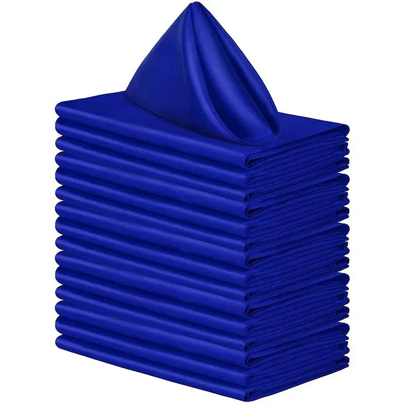 50pcs Satin Napkin 43cm*43cm Table Napkins - Graceland Home and Living -  - #tag1#