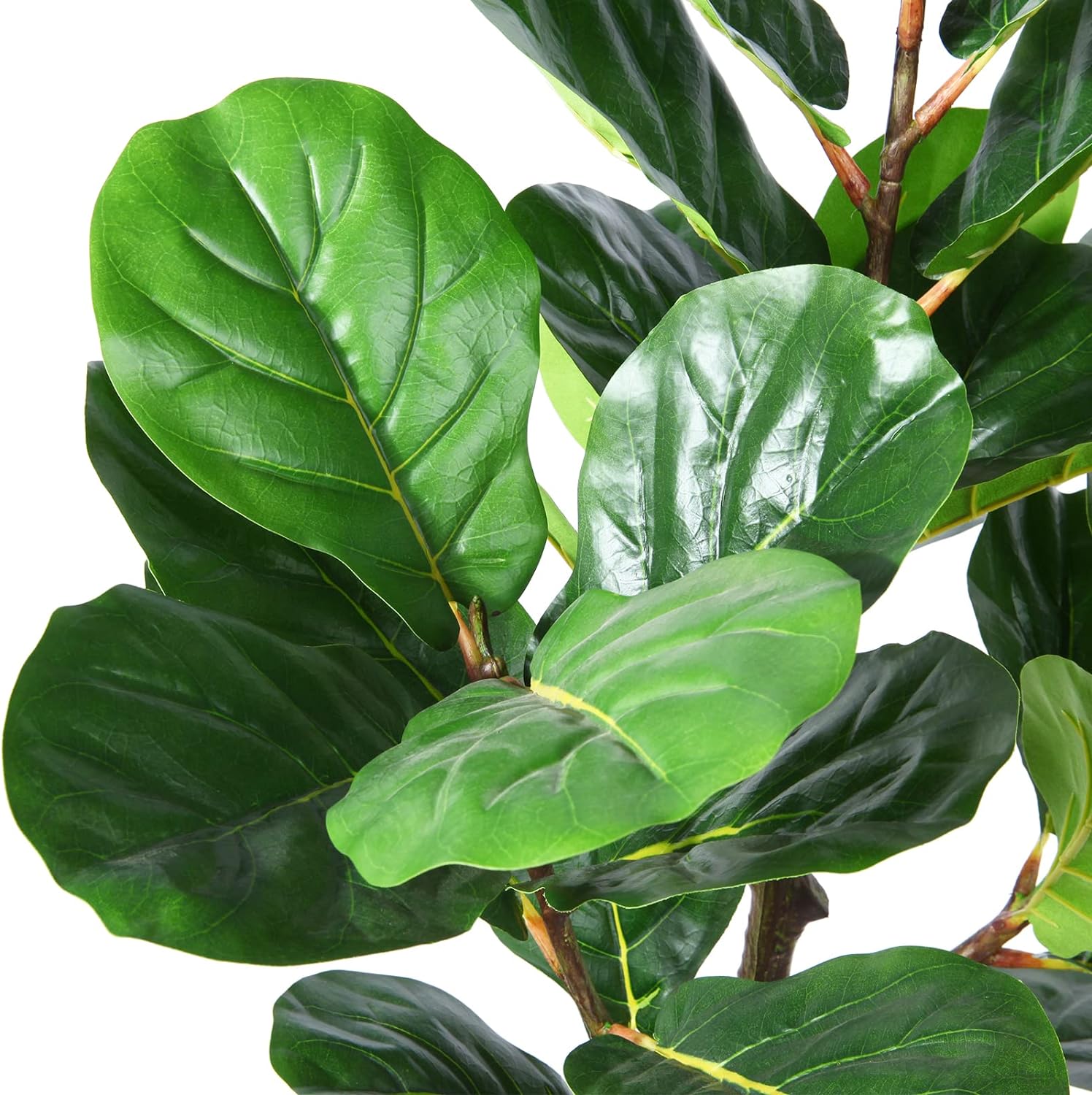 5ft Artificial Fiddle Leaf Fig Tree with Woven Seagrass Belly Basket - Graceland Home and Living -  - #tag1#