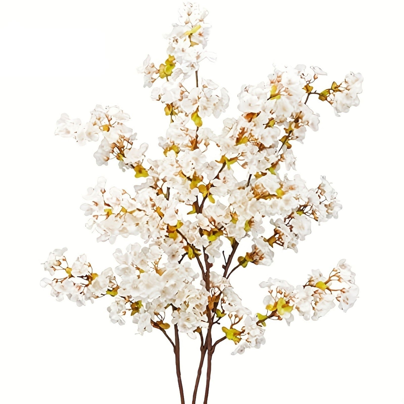 5pcs Lifelike Artificial Cherry Blossom Branches - Realistic Faux Flowers - Graceland Home and Living -  - #tag1#