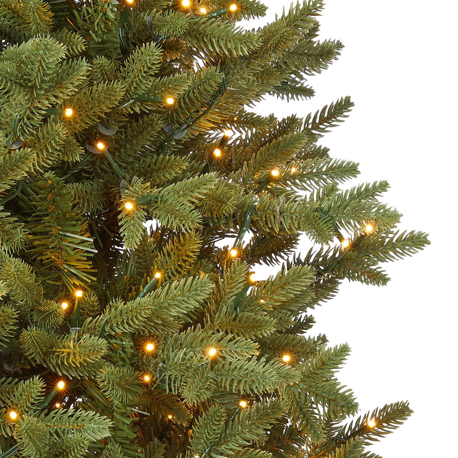 6.5 ft Pre-Lit Aspen Artificial Christmas Tree, 1,200 Color-Changing Radiant Micro LED Lights - Graceland Home and Living -  - #tag1#