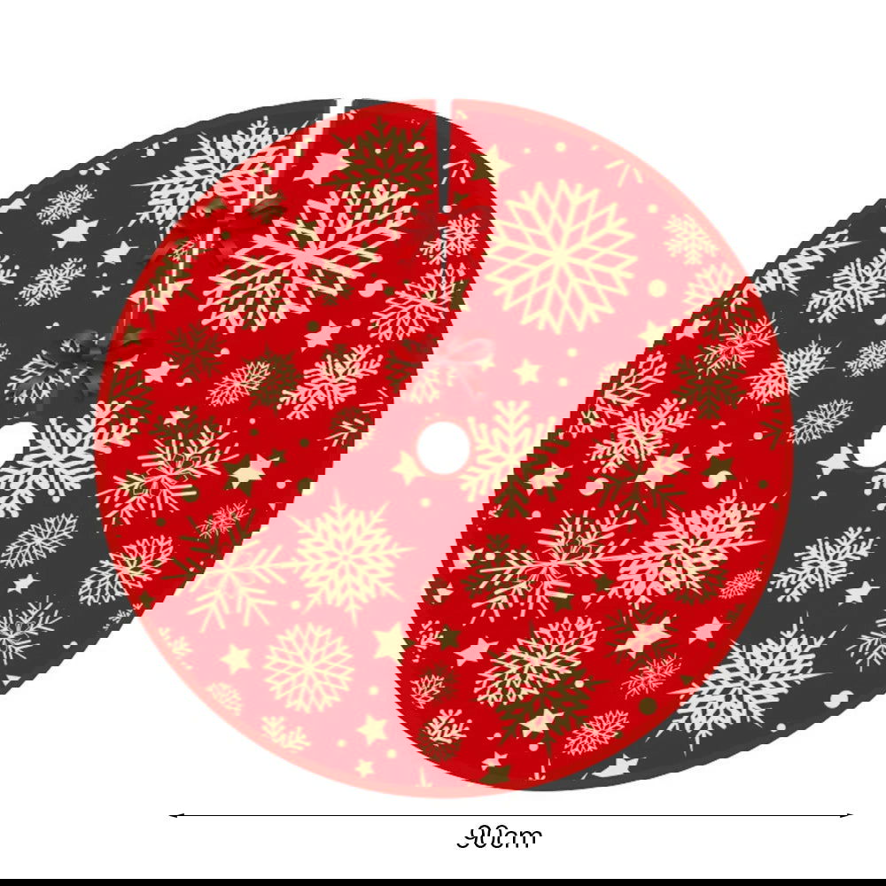 60/70/90Cm Christmas  Red Christmas Tree Skirt - Graceland Home and Living -  - #tag1#