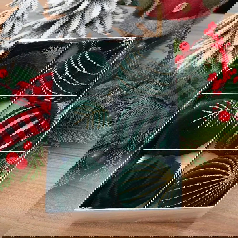 6pcs 8cm  Christmas Balls Set - Graceland Home and Living -  - #tag1#