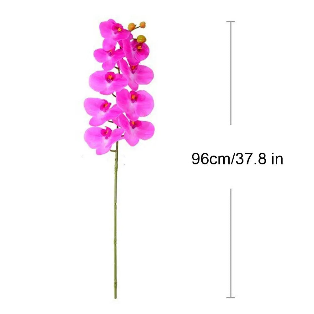 7/9 Heads Silk Orchid Phalaenopsis Flowers - Graceland Home and Living -  