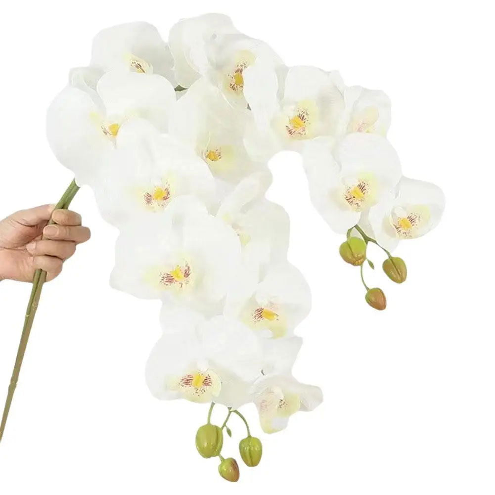 7/9 Heads Silk Orchid Phalaenopsis Flowers - Graceland Home and Living -  - #tag1#