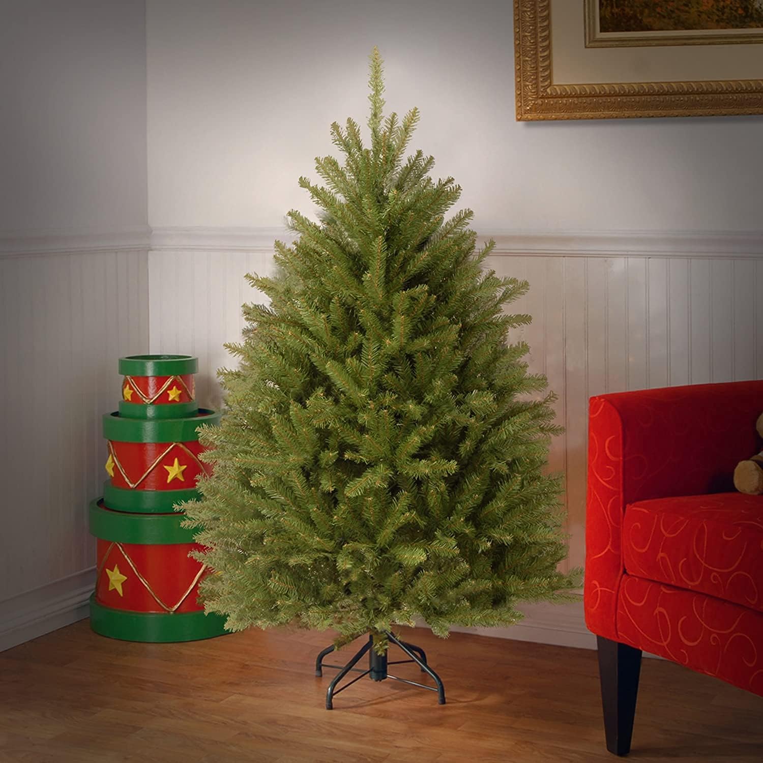 7.5 Foot  Fir Christmas Tree, Hinged - Graceland Home and Living -  - #tag1#