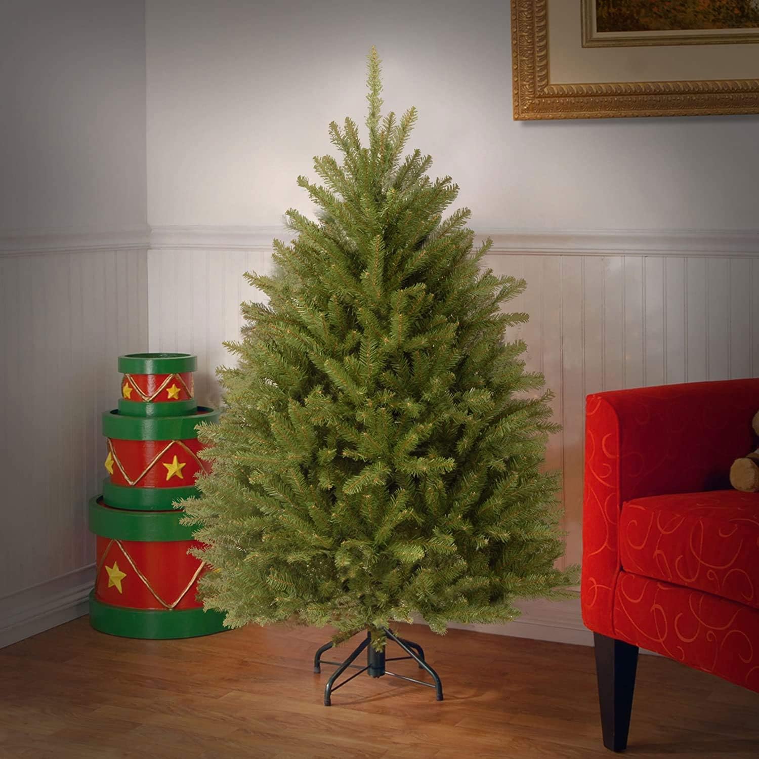 7.5 Foot  Fir Christmas Tree, Hinged - Graceland Home and Living -  - #tag1#