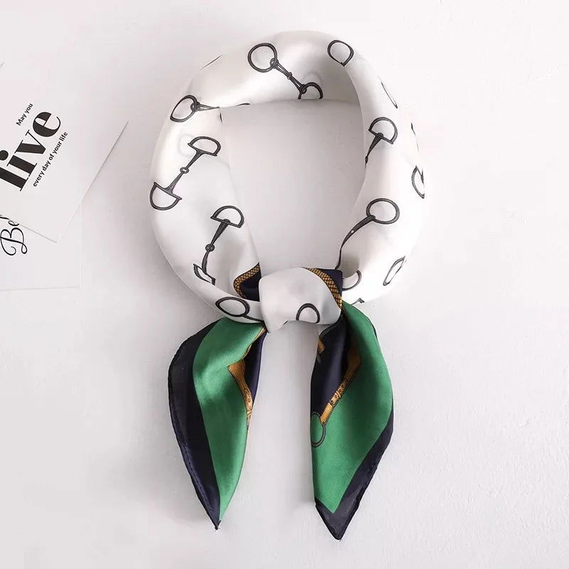 70*70cm Fashion Handkerchief Print Silk Satin - Graceland Home and Living -  - #tag1#