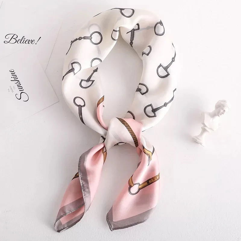 70*70cm Fashion Handkerchief Print Silk Satin - Graceland Home and Living -  - #tag1#