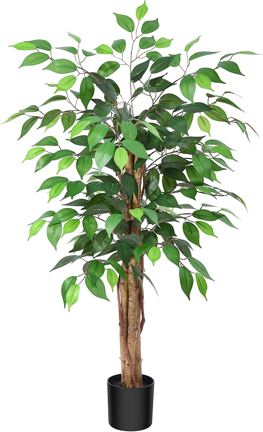 7ft Ficus Artificial Trees with Realistic Leaves and Natural Trunk Graceland Home and Living