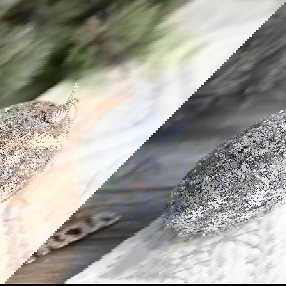 8cm Christmas Foam Sequin Balls Pendant Shatterproof - Graceland Home and Living -  