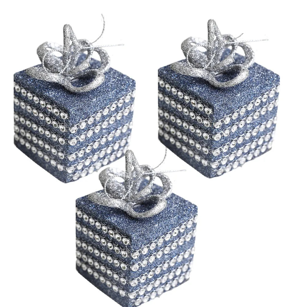 8cm Christmas Foam Sequin Balls Pendant Shatterproof - Graceland Home and Living -  