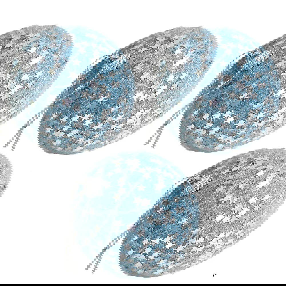 8cm Christmas Foam Sequin Balls Pendant Shatterproof - Graceland Home and Living -  