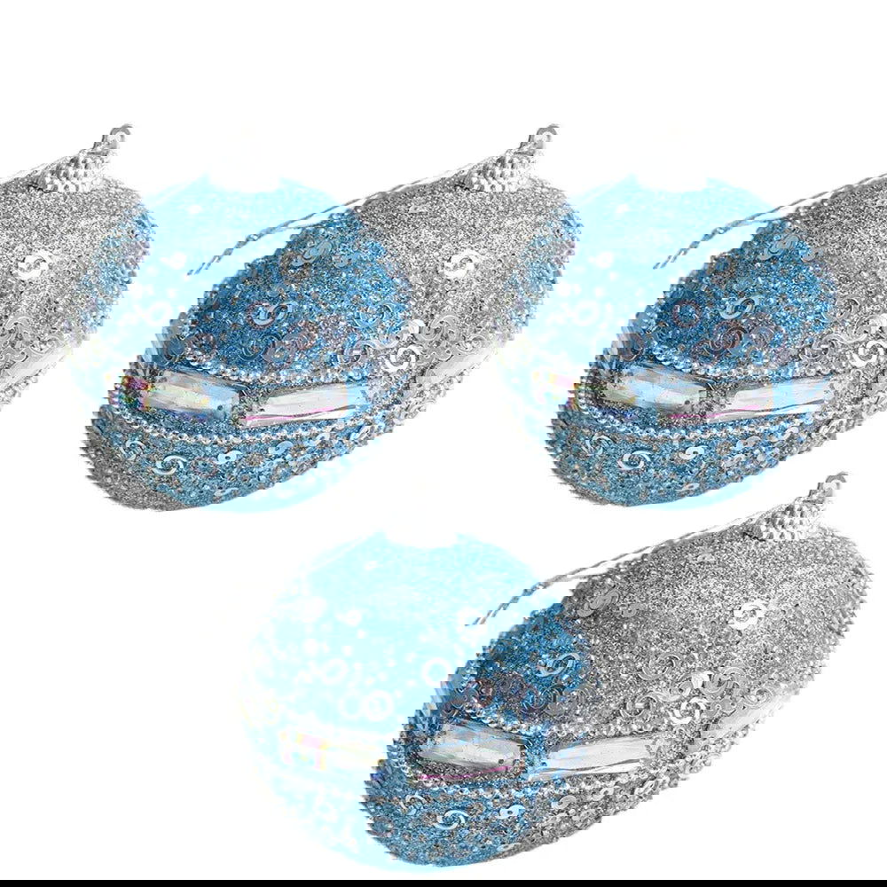 8cm Christmas Foam Sequin Balls Pendant Shatterproof - Graceland Home and Living -  - #tag1#