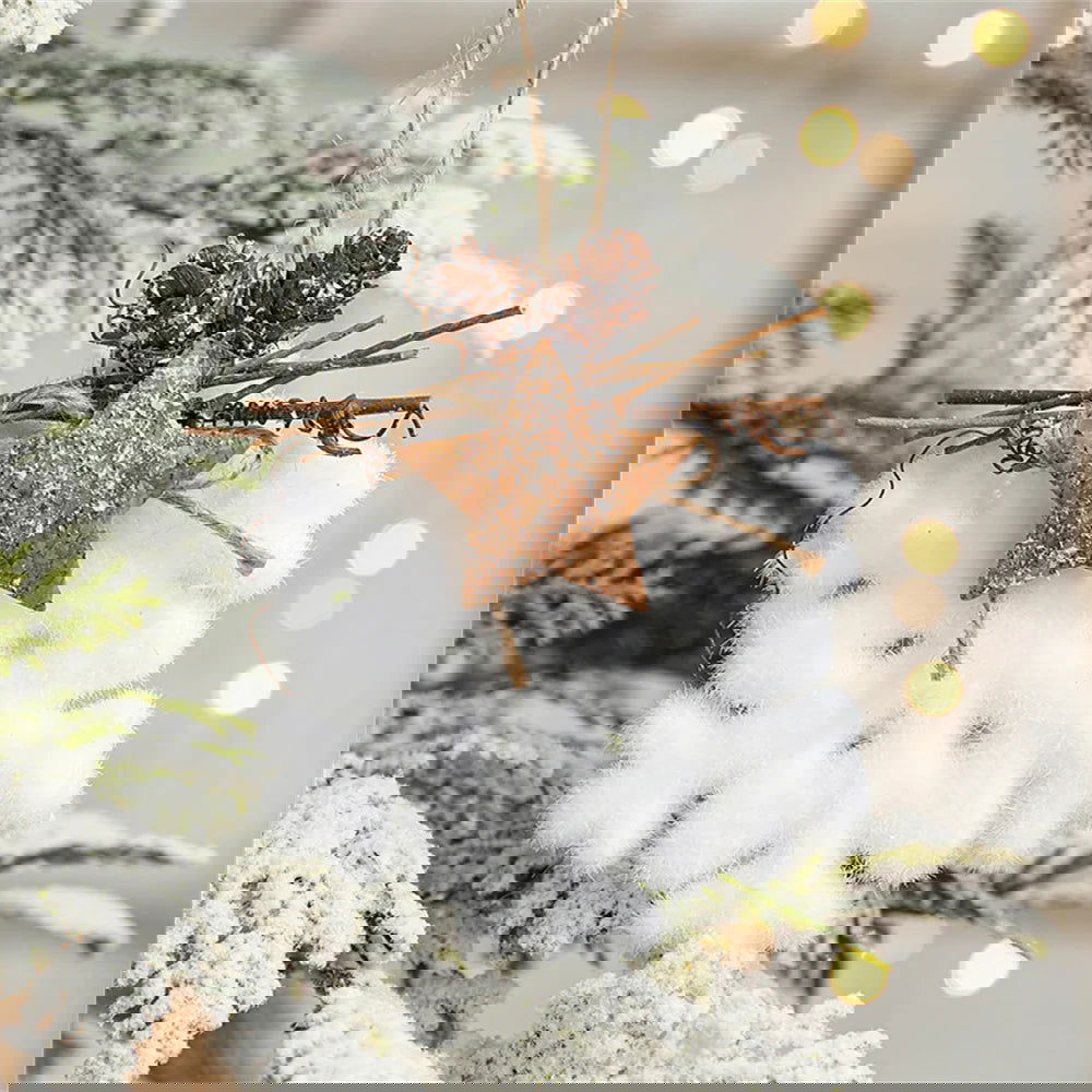 8cm Snow Theme Christmas Decoration - Graceland Home and Living -  - #tag1#