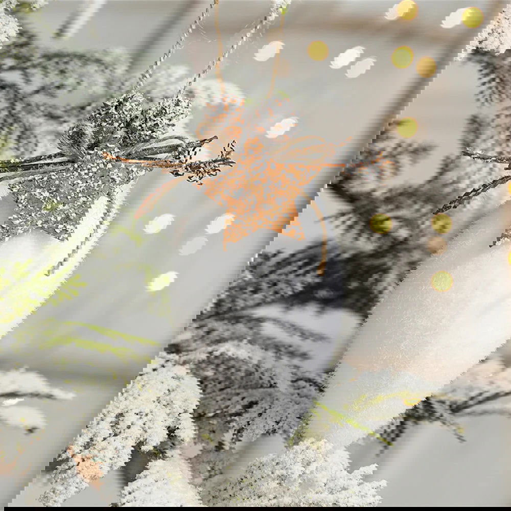 8cm Snow Theme Christmas Decoration - Graceland Home and Living -  - #tag1#