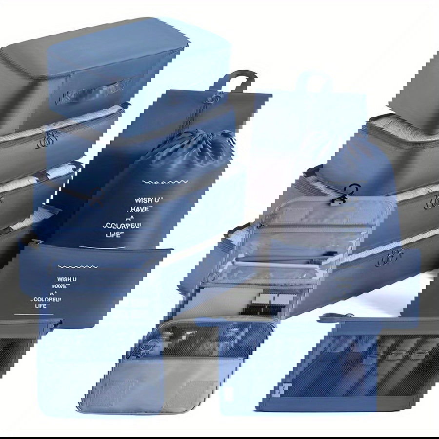 9-Piece Travel Luggage Packing Cube Set: Organize Your Clothes, Shoes & More - Graceland Home and Living -  