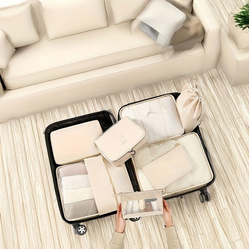 9-Piece Travel Luggage Packing Cube Set: Organize Your Clothes, Shoes & More - Graceland Home and Living -  - #tag1#