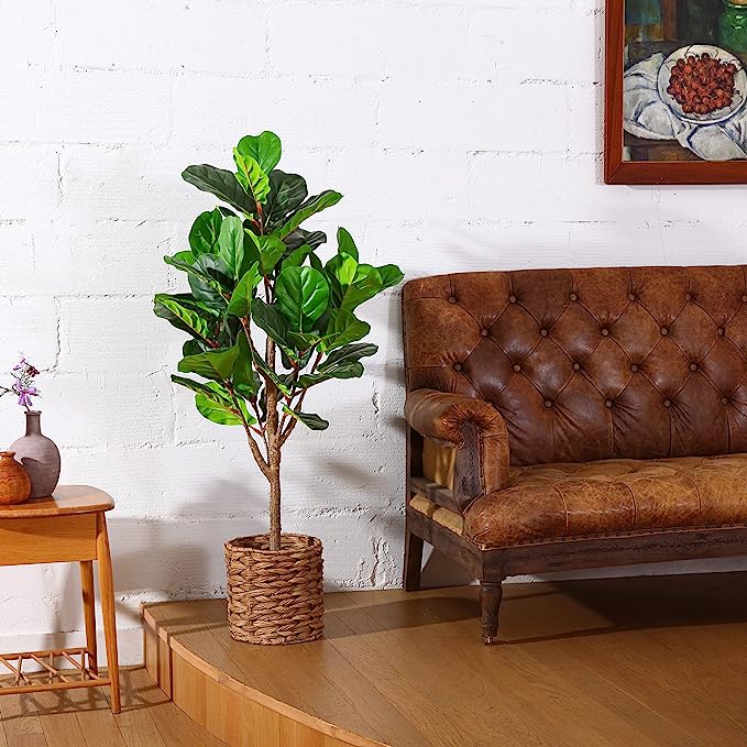 Artificial 4.3 Feet Fiddle Leaf Fig Tree - Graceland Home and Living -  
