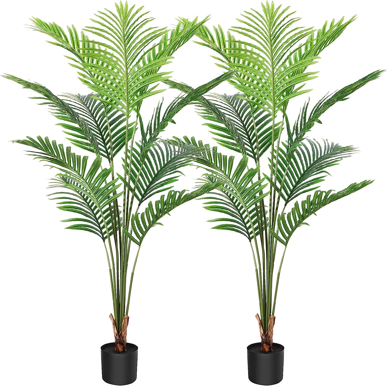 Artificial Areca Palm Tree 5.2FT Fake Tropical Palm Plant - Graceland Home and Living -  - #tag1#