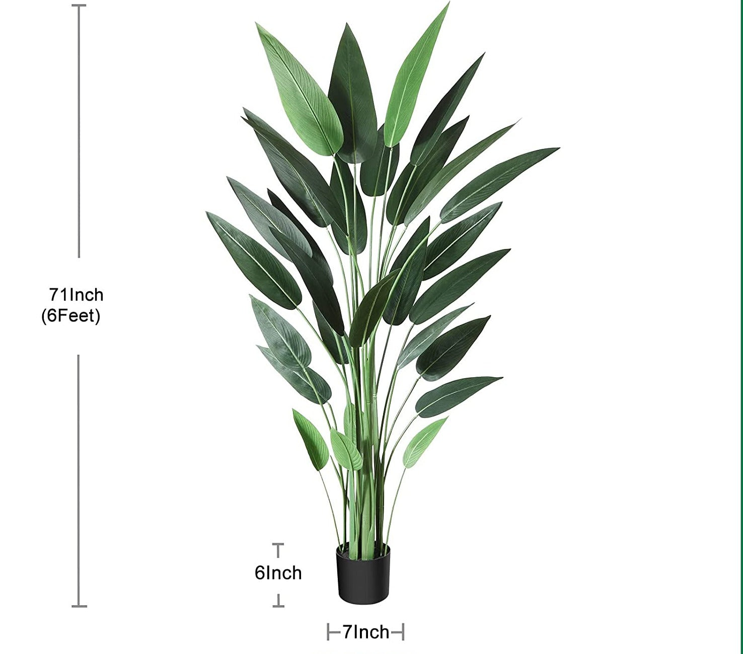 Artificial Canna Lily Tree  in Pot for Indoor Outdoor Decoration - Graceland Home and Living -  - #tag1#