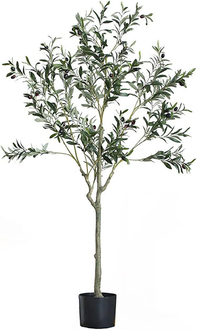 Artificial Olive Tree, 5ft (60'') Tall Fake Plants Suitable for Modern Living - Graceland Home and Living -  - #tag1#
