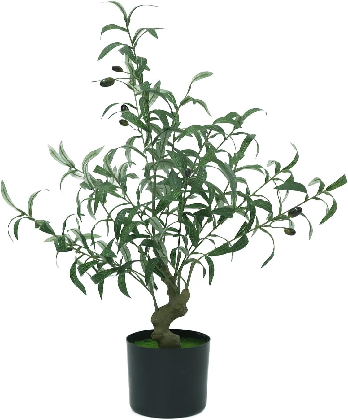 Artificial Olive Tree, 6ft (71'') Tall Fake Silk Tree Plants for Modern Living - Graceland Home and Living -  - #tag1#
