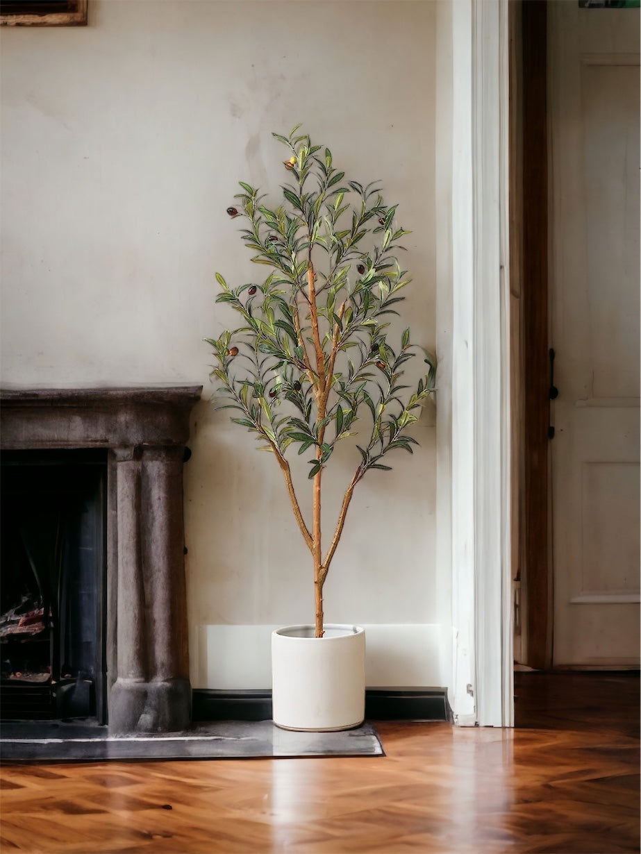Artificial Olive Tree  Faux Silk Plant for Home Office Decor - Graceland Home and Living -  