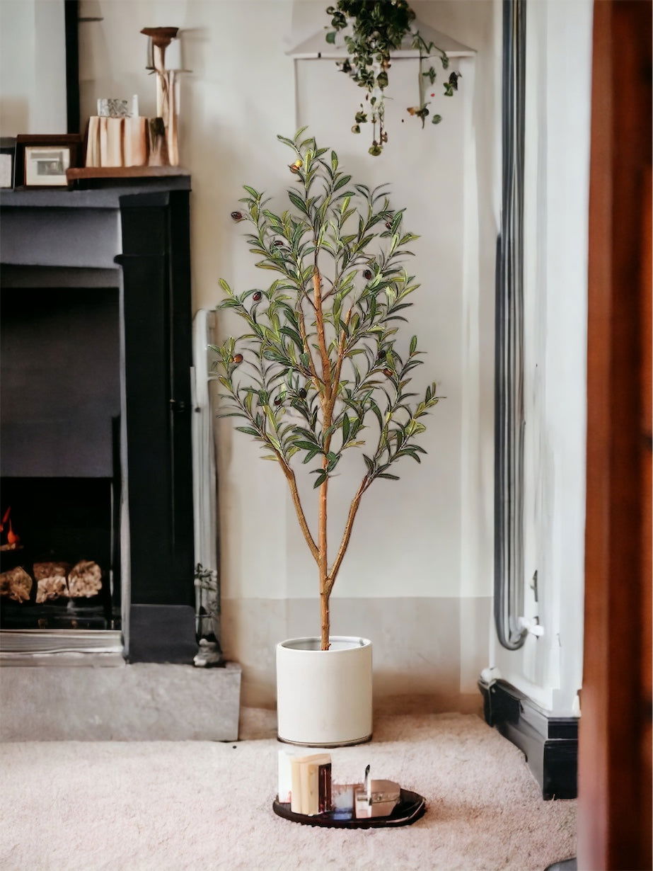 Artificial Olive Tree  Faux Silk Plant for Home Office Decor - Graceland Home and Living -  