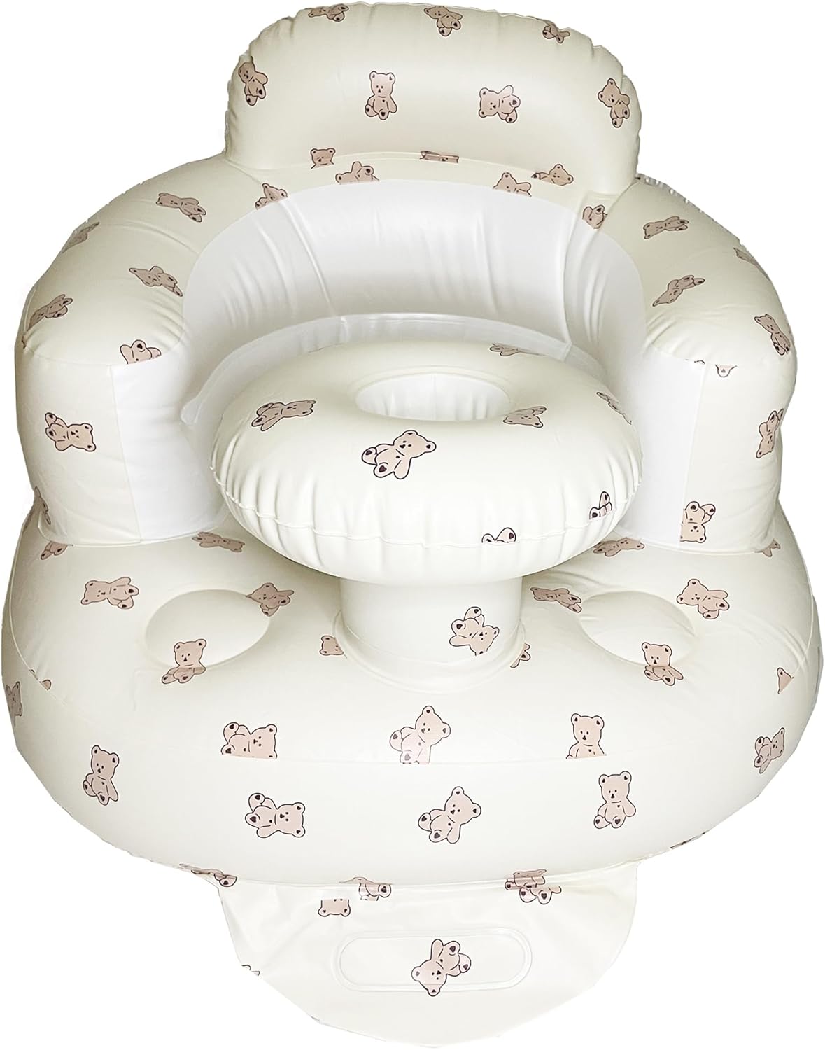 Baby Inflatable Seat with Tray for Babies 3-36 Months, Built in Air Pump, Baby Support Seat Summer Toddler Chair for Sitting Up, Baby Shower Chair Floor Seater, Infant Back Support Sofa - Graceland Home and Living -  