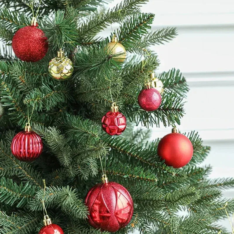 Blue High Gloss Painted Christmas Balls - Graceland Home and Living -  