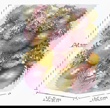 Blue High Gloss Painted Christmas Balls - Graceland Home and Living -  