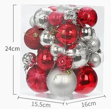 Blue High Gloss Painted Christmas Balls - Graceland Home and Living -  