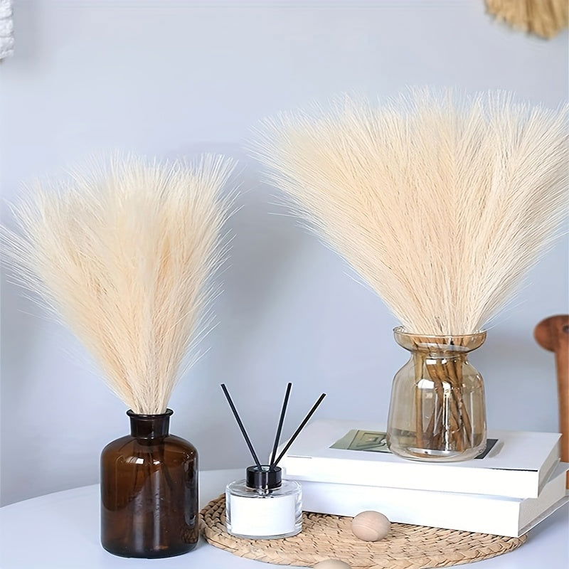 Bohemian Pampas Grass - 2 Pack Artificial Reed Plumes for Vase Filler - Graceland Home and Living -  