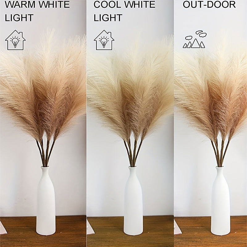 Bohemian Pampas Grass - 2 Pack Artificial Reed Plumes for Vase Filler - Graceland Home and Living -  