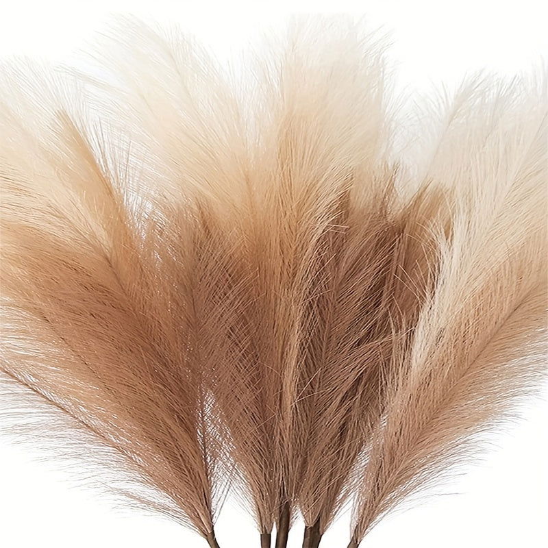 Bohemian Pampas Grass - 2 Pack Artificial Reed Plumes for Vase Filler - Graceland Home and Living -  