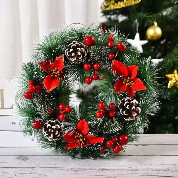 Christmas Decoration  Large Christmas Wreath - Graceland Home and Living -  