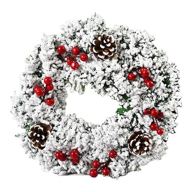 Christmas Decorative  Door Wreath - Graceland Home and Living -  
