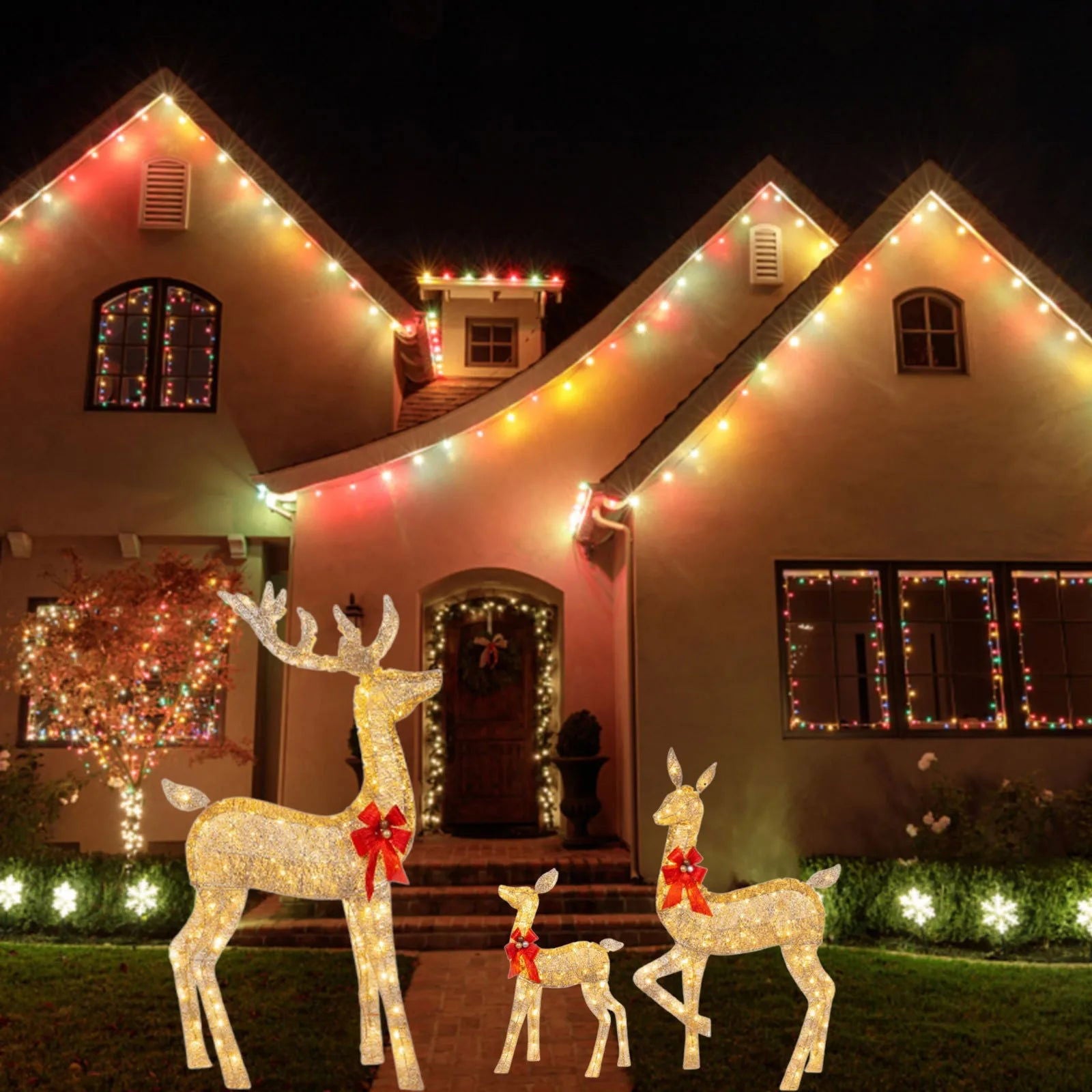 Christmas Deer Lighting - Graceland Home and Living -  