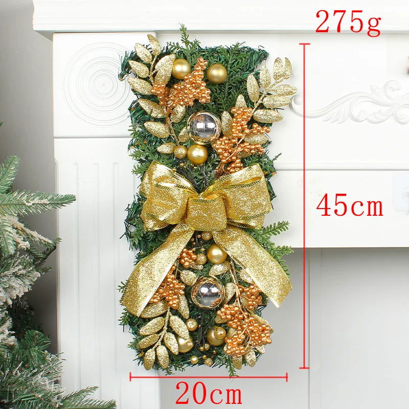 Christmas Door or staircase  Wreath - Graceland Home and Living -  