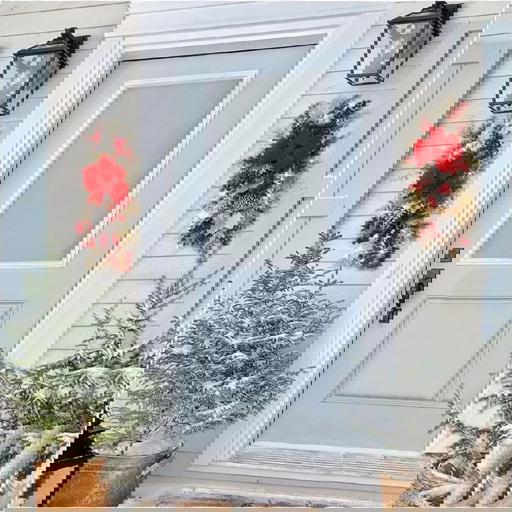 Christmas Door or staircase  Wreath - Graceland Home and Living -  