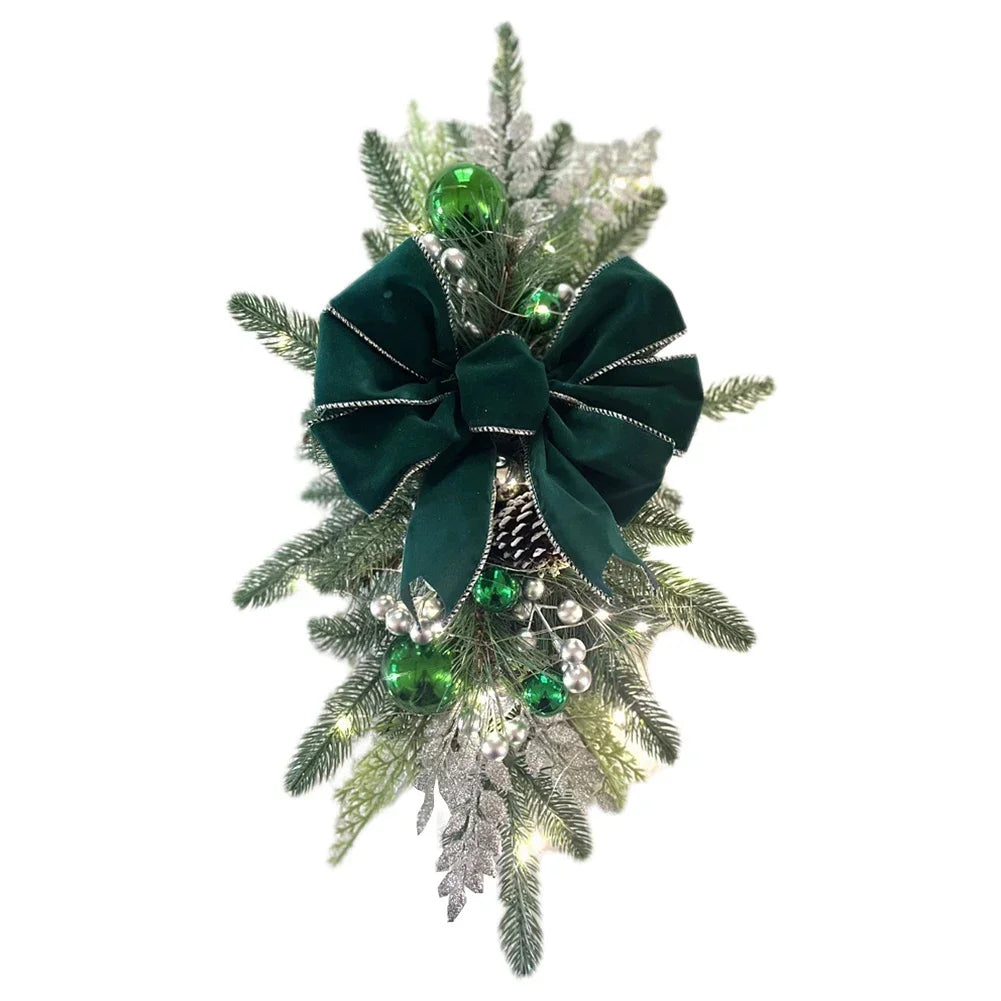 Christmas Garland Hanging on Stairs - Graceland Home and Living -  