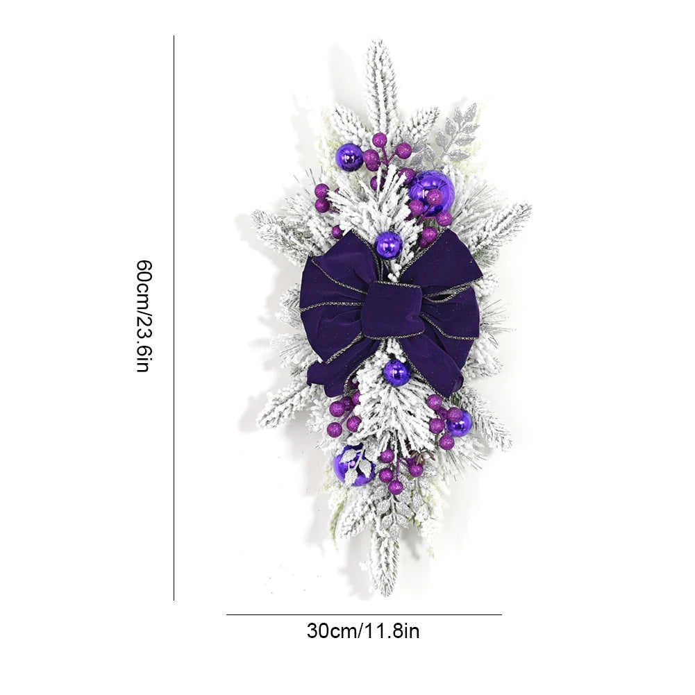 Christmas Tree Wreath Red Berry and Cardinal Bird Christmas Decoration - Graceland Home and Living -  