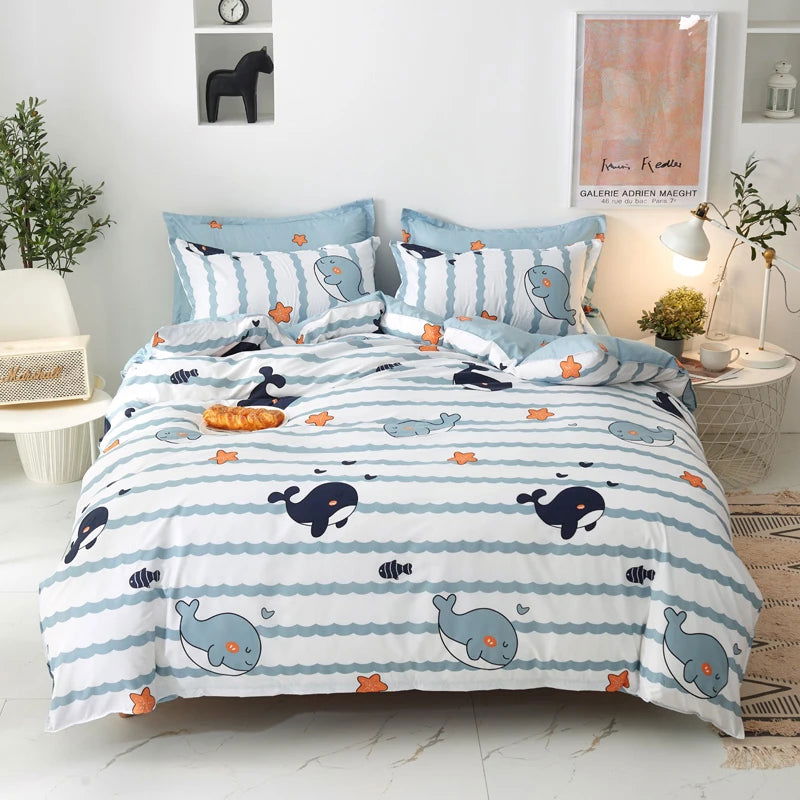Cute Duvet Cover Pillow Case Bed Sheet - Graceland Home and Living -  