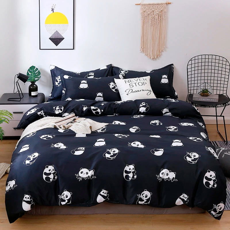 Cute Duvet Cover Pillow Case Bed Sheet - Graceland Home and Living -  