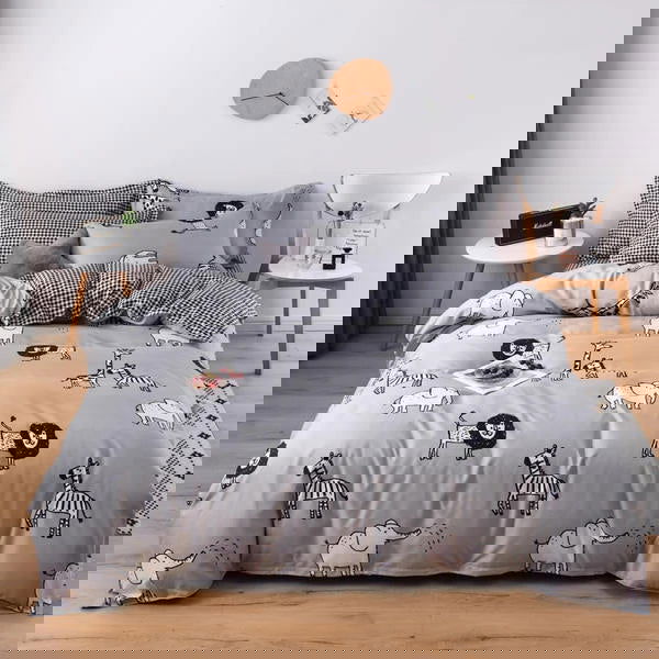 Cute Duvet Cover Pillow Case Bed Sheet - Graceland Home and Living -  