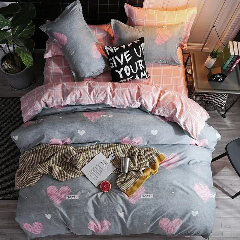 Cute Duvet Cover Pillow Case Bed Sheet - Graceland Home and Living -  