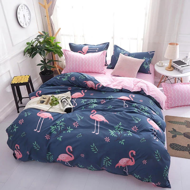 Cute Duvet Cover Pillow Case Bed Sheet - Graceland Home and Living -  