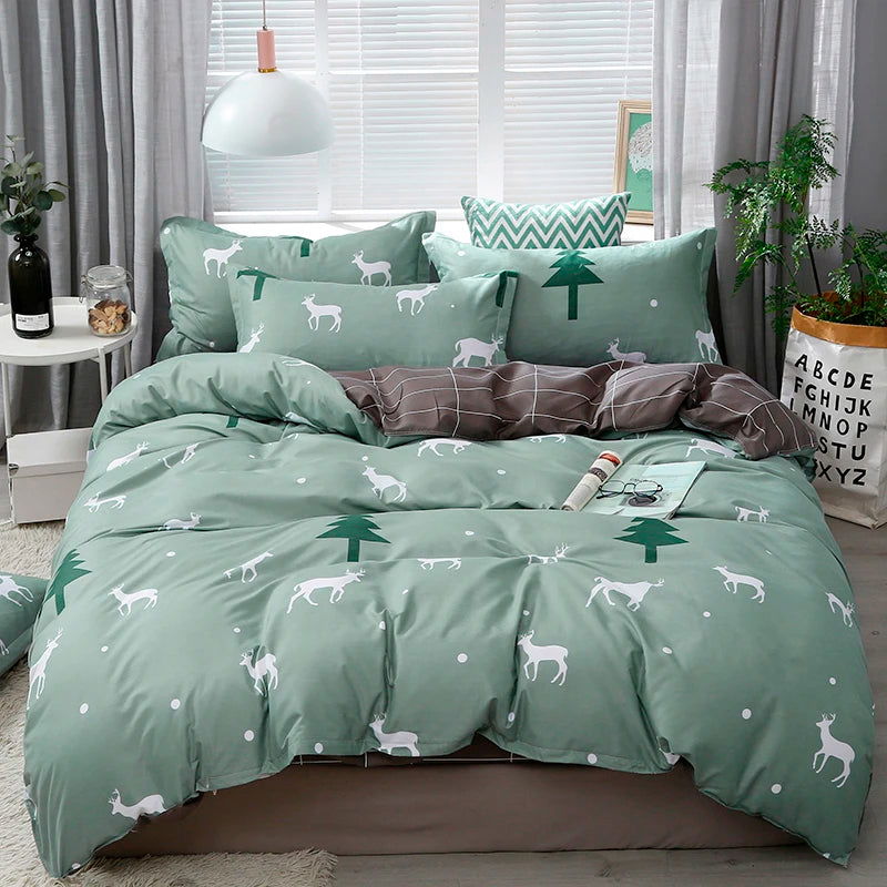 Cute Duvet Cover Pillow Case Bed Sheet - Graceland Home and Living -  