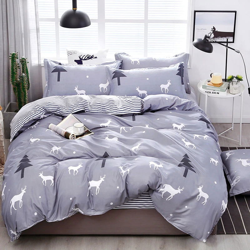 Cute Duvet Cover Pillow Case Bed Sheet - Graceland Home and Living -  